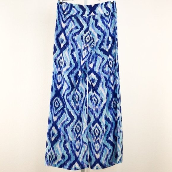 Lilly Pulitzer Blue Lolani Silk Pants - Picture 3 of 4